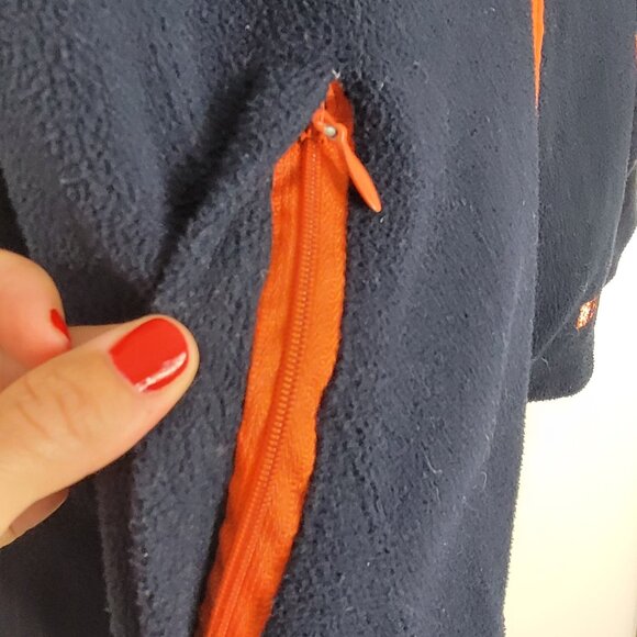 BUM Men's Navy Blue Vintage Full Zip Sports Softshell 90s Reissue Jacket Size 48 - Picture 7 of 14